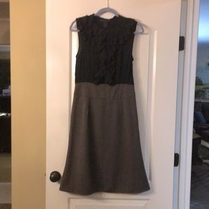 Marc by Marc Jacobs Navy Blue Ruffles Dress